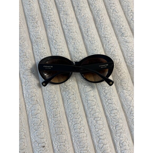 Coach Vintage Women’s Oversized Oval Sunglasses Black Beige 54-19-135-3N main image 5